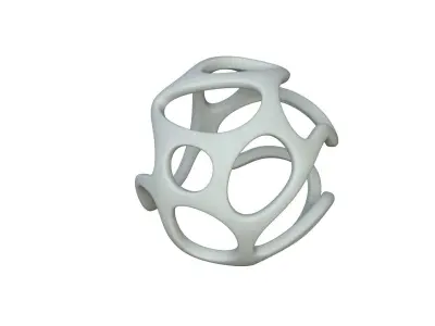 SciFi Cube Object No 25288 Low Poly Shape Texture