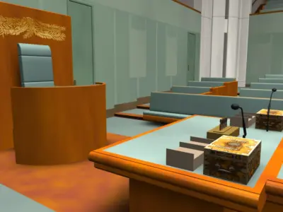Australian Parliament Interior 3D model
