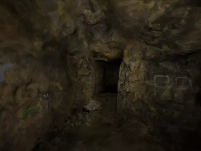 Scan of Tunnels Under Stranska Skala second floor Low-poly 3D model