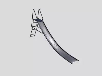 Old Slide Low-poly 3D model