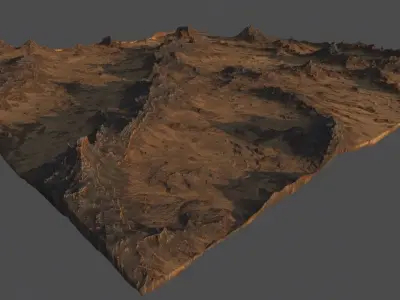 Mars Surface  3D model