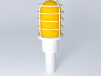 Deck Lamp Cage Lamp  Light Free 3D model