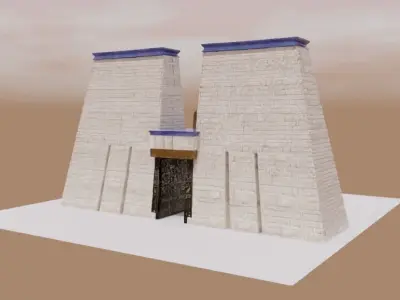 Ancient Egyptian Pylon  Free 3D model