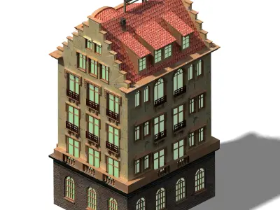 Heterogeneous - Architecture - Building 03 3D model