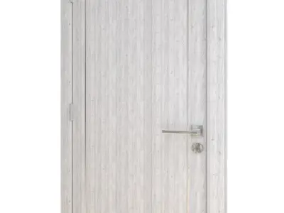 Door-076 wooden door 3D model