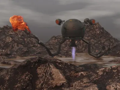 Mr Handy from Fallout 3D model