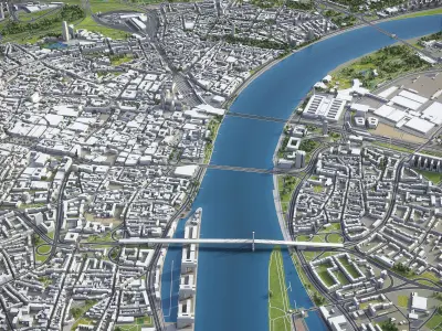 Cologne - Koln Low-poly 3D model