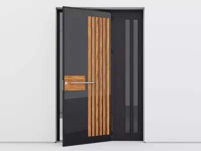 Aluminium door 205 3D model