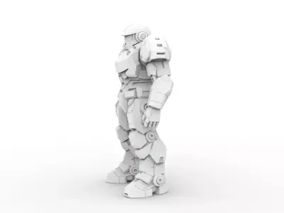 Sci-fi Armor 3D Printable 3D print model