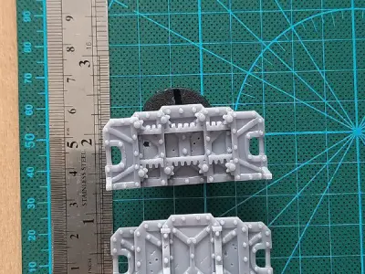 Terrain and barricades for wargame 3D print model