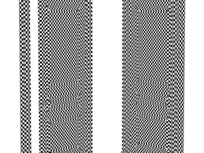 Hight classic single wood door 3D model