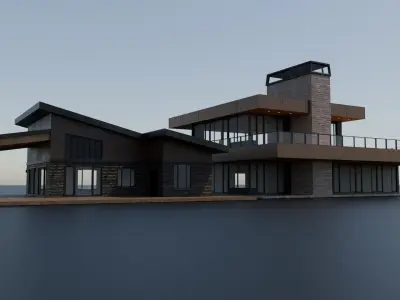 Modern House Pack Vol 1 Low-poly 3D model