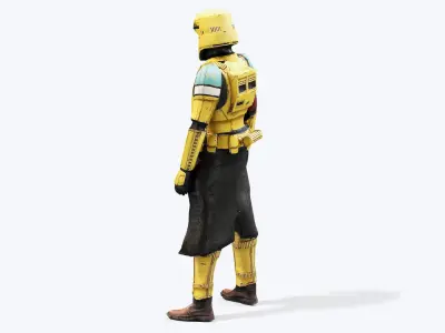 Rogue-Trooper - 3d Model star wars trooper Low-poly 3D model