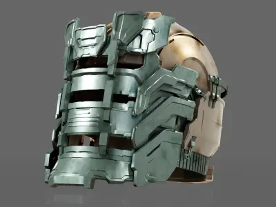 Dead Space Remake 2023 - The Level 5 Suit helmet Isaac Clarke 3D print model