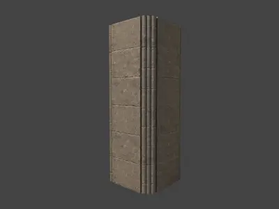 Cathedral Stone Trim Asset pack Free low-poly 3D model