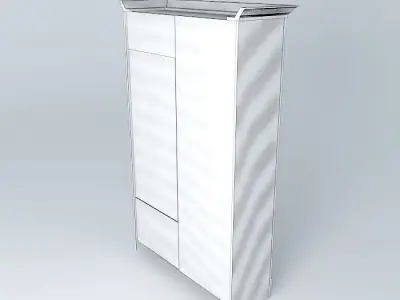 wardrobe light box with letter l Free 3D model