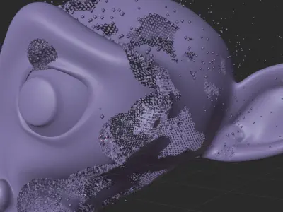 Sci Fi Particle Reveal Effect  3D model