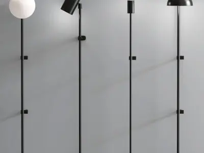 Modern Wall Light Lamp Scone 3D model