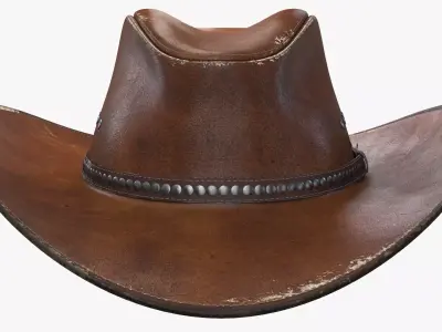 Cowboy Hat 8K PBR Textures 3D model