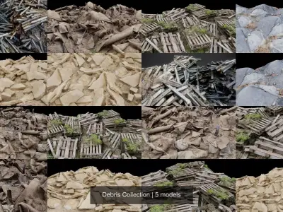 Debris Collection sand and gravel texture pack