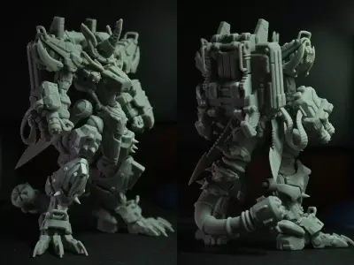 SA-2 Rampage Ver Blackchair 18cm 3D print model