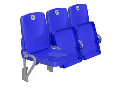 Figueras Stadium Seats 3D model