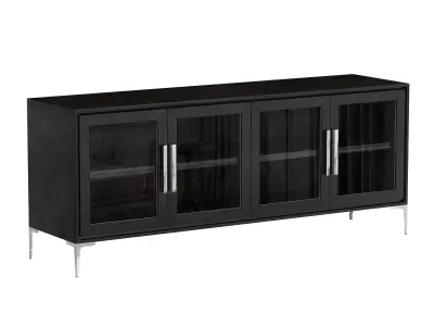 BENOIT GLASS 4-DOOR SIDEBOARD 3D model