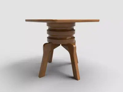 Square Table CG116 3D model
