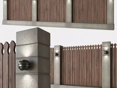 Fence loft 3D model