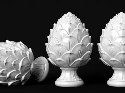 Pine Cone 3D print model get
