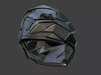 SCI FI HELMET 3D model