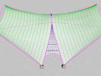 Tensile Fabric Structure -2 3D model