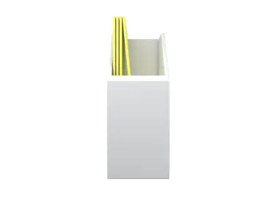 Office Stationery File Folder Icon v1 003 Low-poly 3D model