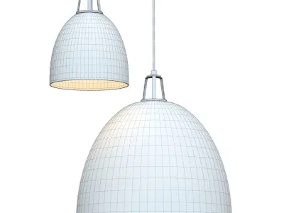 Crate and Barrel - Maddox Dome Pendant 3D model