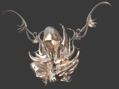 Hooded God Wings collection 3D model