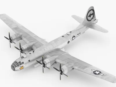  Boeing B-29 Bockscar Flying 