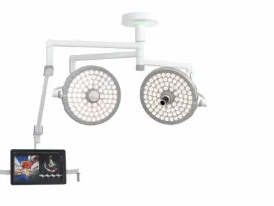 Surgical Light Low-poly 3D model