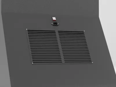 Display machine 3d model Low-poly 3D model