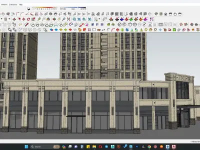 Art deco sketchup 3D model