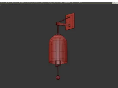 JOZEFINA WALL Low-poly 3D model