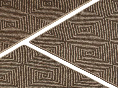 Carpet set 2225 - Hand Woven Dune Rug - 5K 3D model