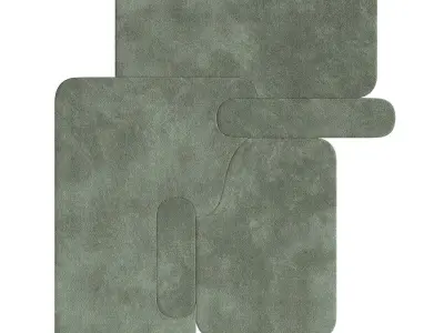 Sarsen L Area Rug 3D model