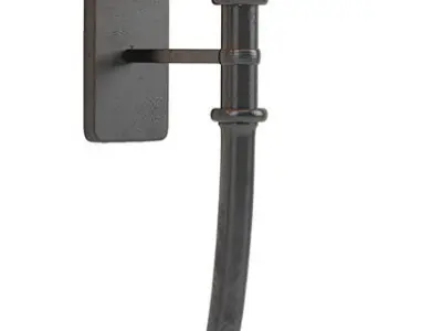 Bar Set 01 part3 Wall Lights corona  vray 3D model