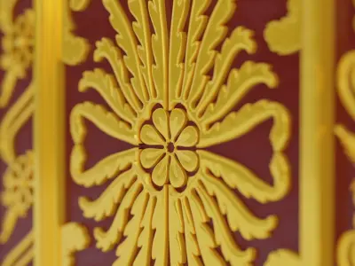 Door of Nabawi Mosque Bab Al-Rahmah 3D model