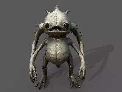 Monsters Pack 8 Low-poly 3D model