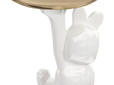 MagiDeal Rabbit Figurine Crafts Keys 3D model