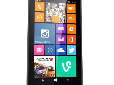  Nokia Lumia 630 Black  3D model