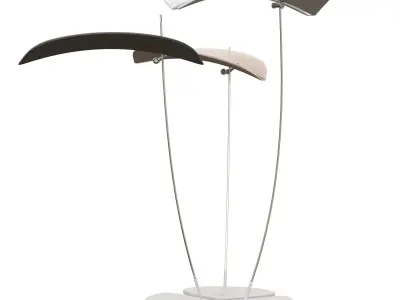 ego paris batyline blutenschirm umbrella 3D model