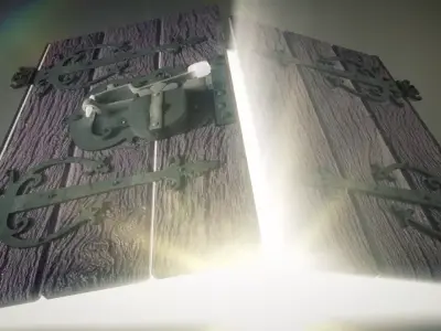 Fantasy Trap Door 3D model