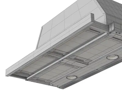 Bosch 500 Series 30inch Pull Out Hood 3D model